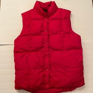 Land’s End Goose Down Vest Size Small 6-8